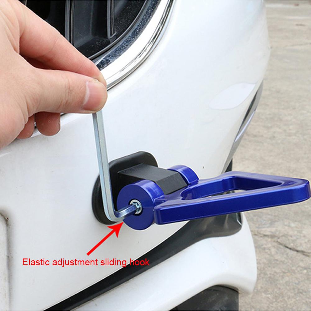 2 designy styling auta háčky na přívěs samolepka dekorace auto zadní přední přívěs simulace závodní vozidlo tažný hák