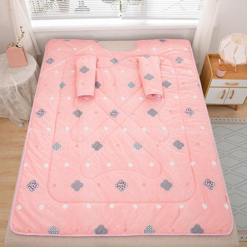 

Winter Quilt Thick Comfy Blanket Printed Warm Blanket Adults and Children Blankets for Beds Travel with Sleeves 120 x 160CM