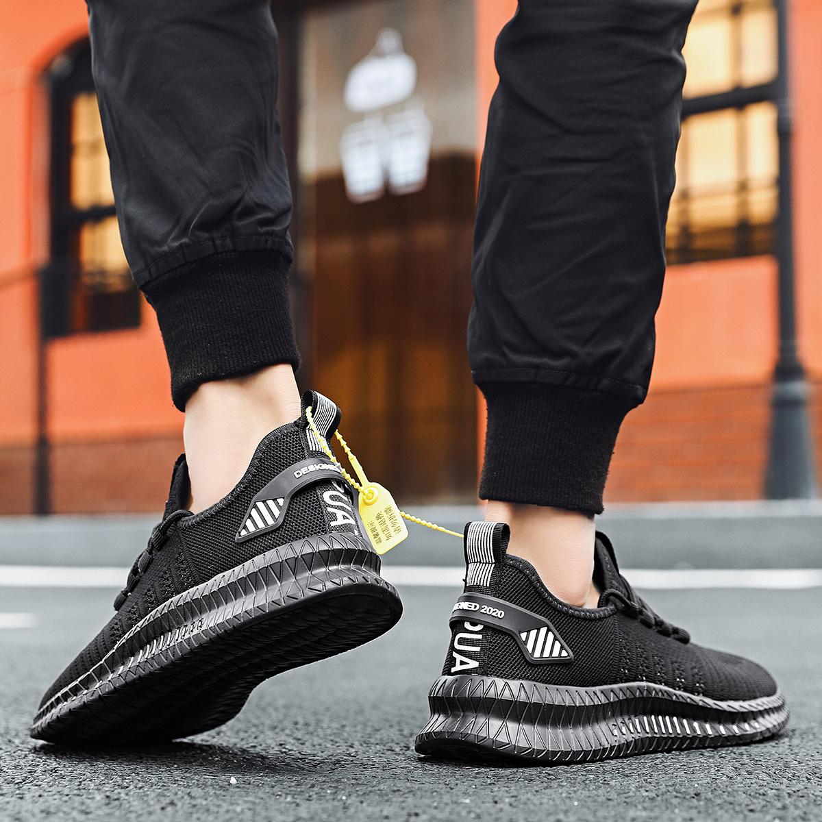 Модная повседневная мужская спортивная обувь большого размера — фото 21