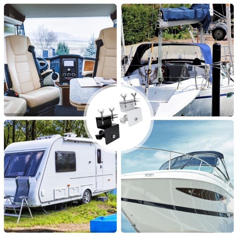 Practical Camera Gutter Brackets With Flexible Positioning and Sturdy Aluminum Alloy Construction Materials Daily Use