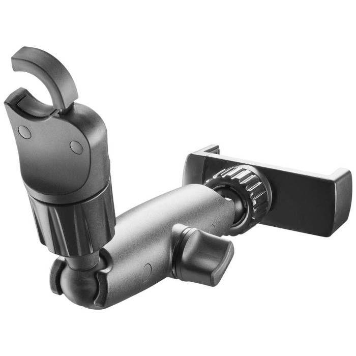 Cellularline HANDYMIRRORK Support de téléphone portable pour voiture pivotant à 360°