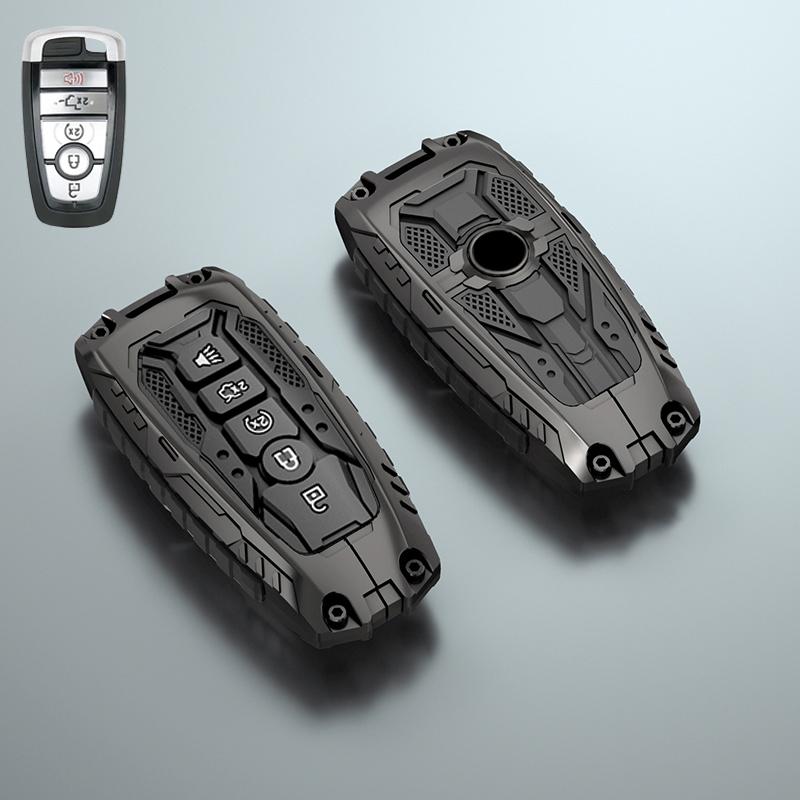 Zinc Alloy Car Key Case Cover Shell for Ford Mondeo Explorer Edge Expedition Fusion Mustang Focus C-Max S-Max Everest for Lincol