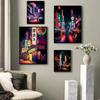Pop Neon Vaporwave Japan Tokyo City Night Street Scenery Posters Abstract Wall Art Canvas Painting Print Room Home Decor Cuadros