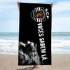Sporting CP Logo Print Beach Towel, Large Soft Quick Dry Towel for Beach Camping Swimming