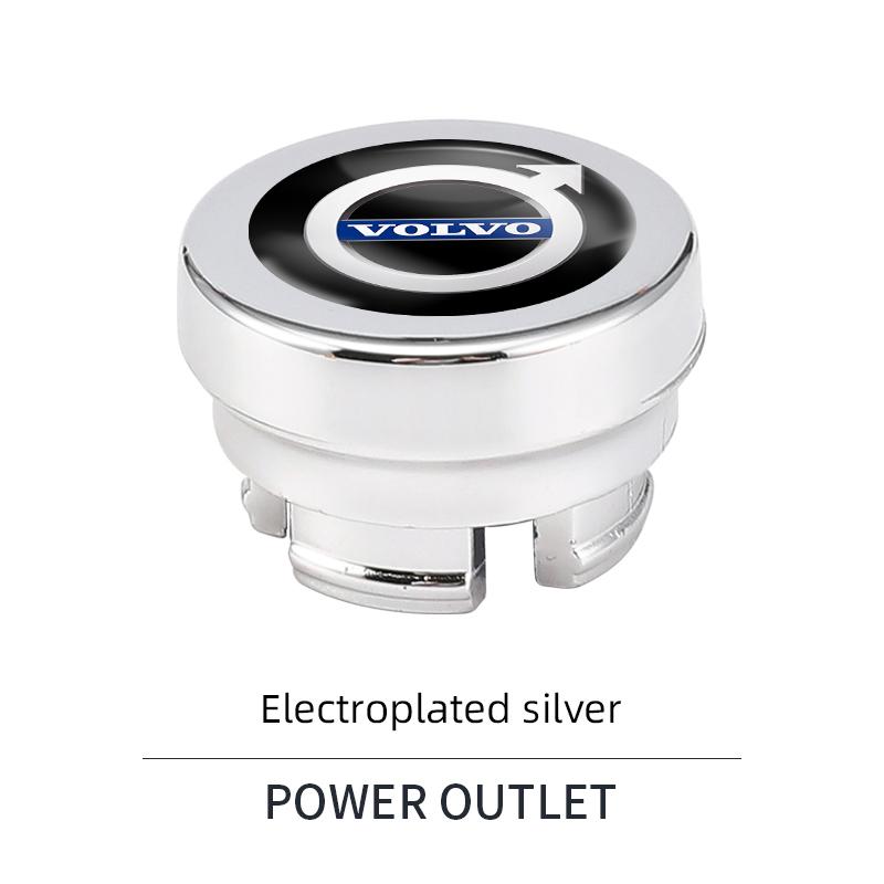 Car Cigarette Lighter Protective Cover Dust Plug Decoration For Volvo XC60 S60 V40 V50 V60 S80 S40 C30 AWD C70 S40 S60 S80 S90 T