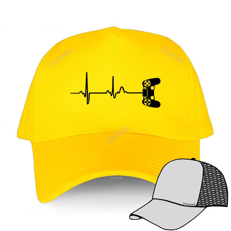 

Новое поступление, мужские кепки в стиле Харадзюку, женская летняя шляпа, уличная бейсболка Gamer Heartbeat, забавная классическая винтажная бейсболка для взрослых и подростков Adjustable