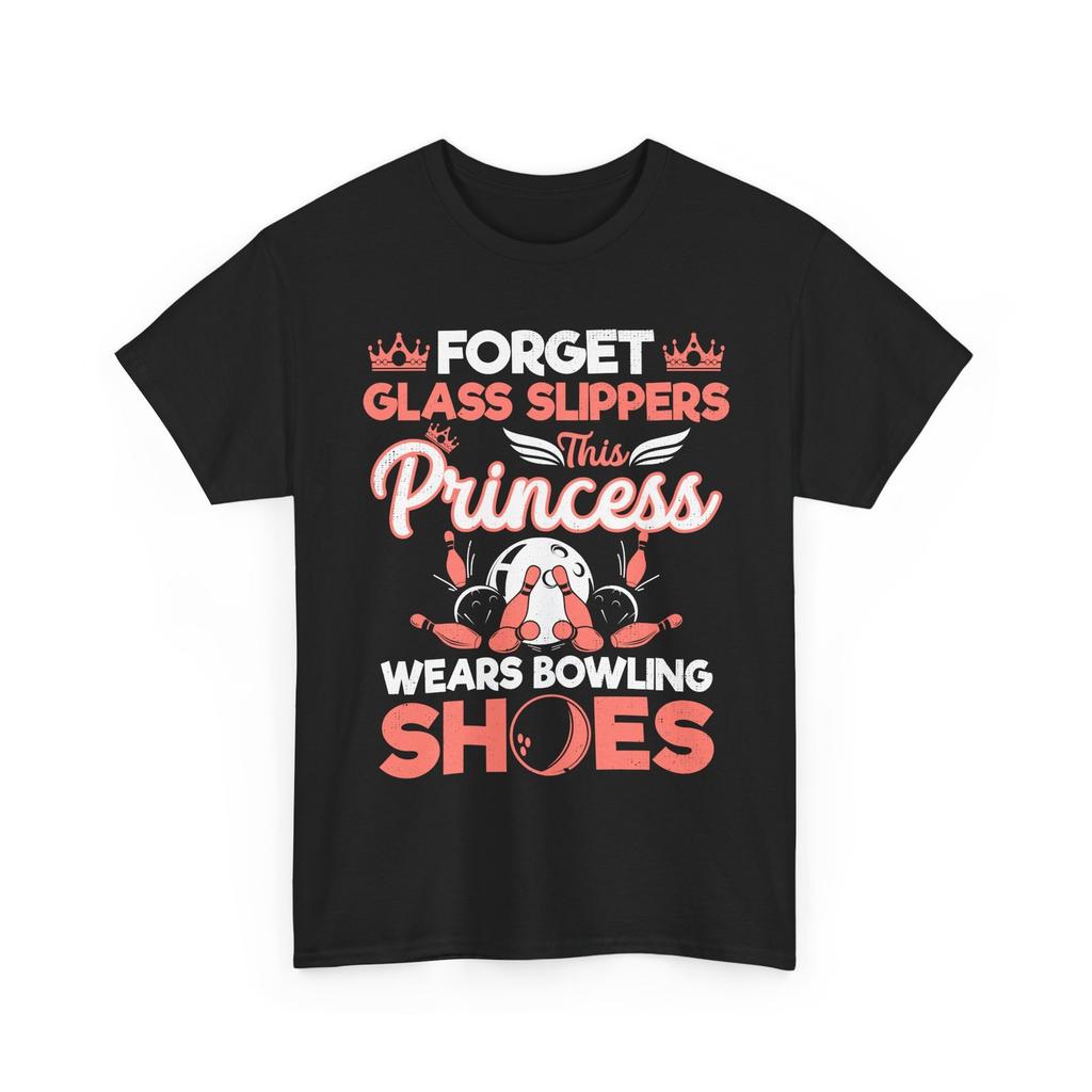 Bowling Girls T-Shirt, This Princess Wears Bowling Shoes Funny Bowler Shirt