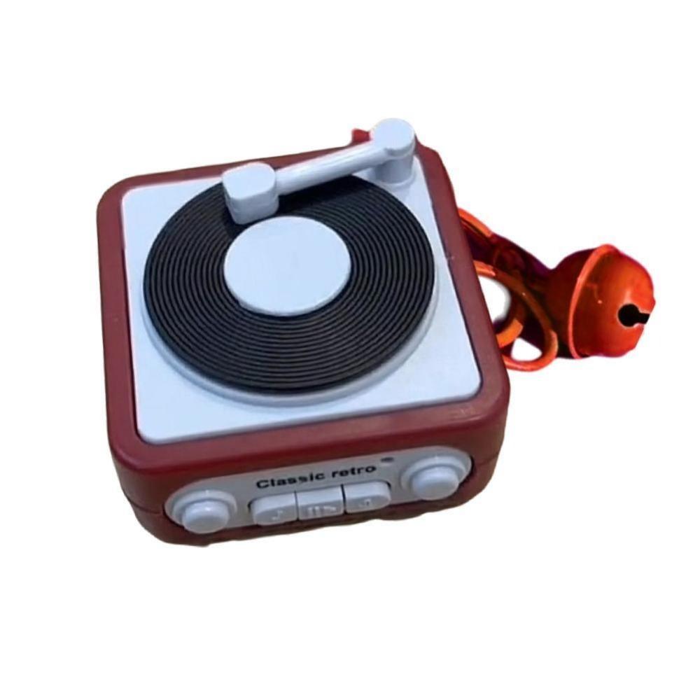 Portable Music Box Pendant Musical Instrument Toy Music Speaker Key Chain Retro Recorder Keychain