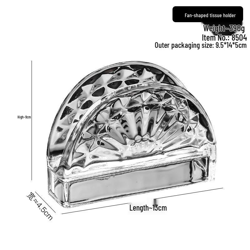 European Style Iron Napkin Holder - Square Stand for Restaurant and Hotel Countertops