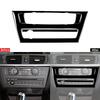 Glossy Piano Black Console Radio AC CD Panel Cover For BMW X3 X4 F25 F26 11-17