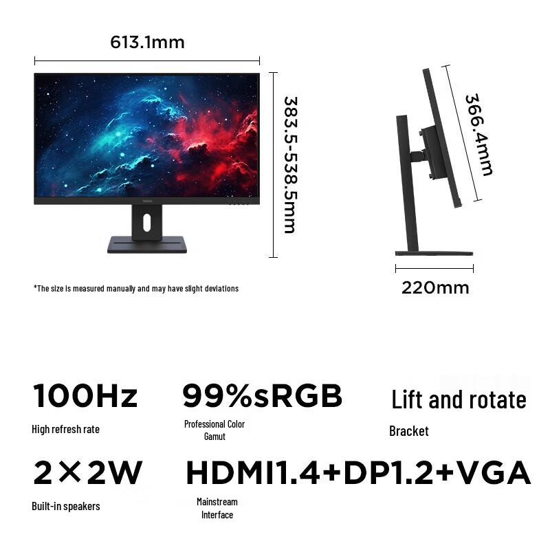 Lenovo 27" 2K IPS Business Monitor E27Q-40 CN plug (adapter included)