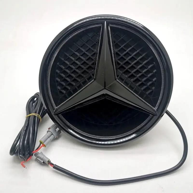 Mercedes Benz Amg W205 W212 W213 W204 ML W166 CLA C117 A W176 W177 C W204 E GLK X204 GlaWith LED Grid Style Front Grill Emblem