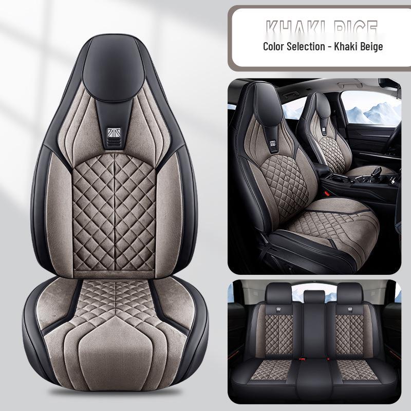3D Rameses Sports Car Seat Cover - All-Season Comfort for 5 Seats, Fits Most New Energy Vehicles