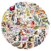 50 Unique Waterproof Watercolor Horse Stickers: Perfect for Phones, Cups, and Kids' Planners