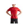 Adidas Aeroready Designed To Feel Ready Solid Color Logo Crew Neck Short Sleeve T-Shirt Men Tops Light-Crimson GT5552