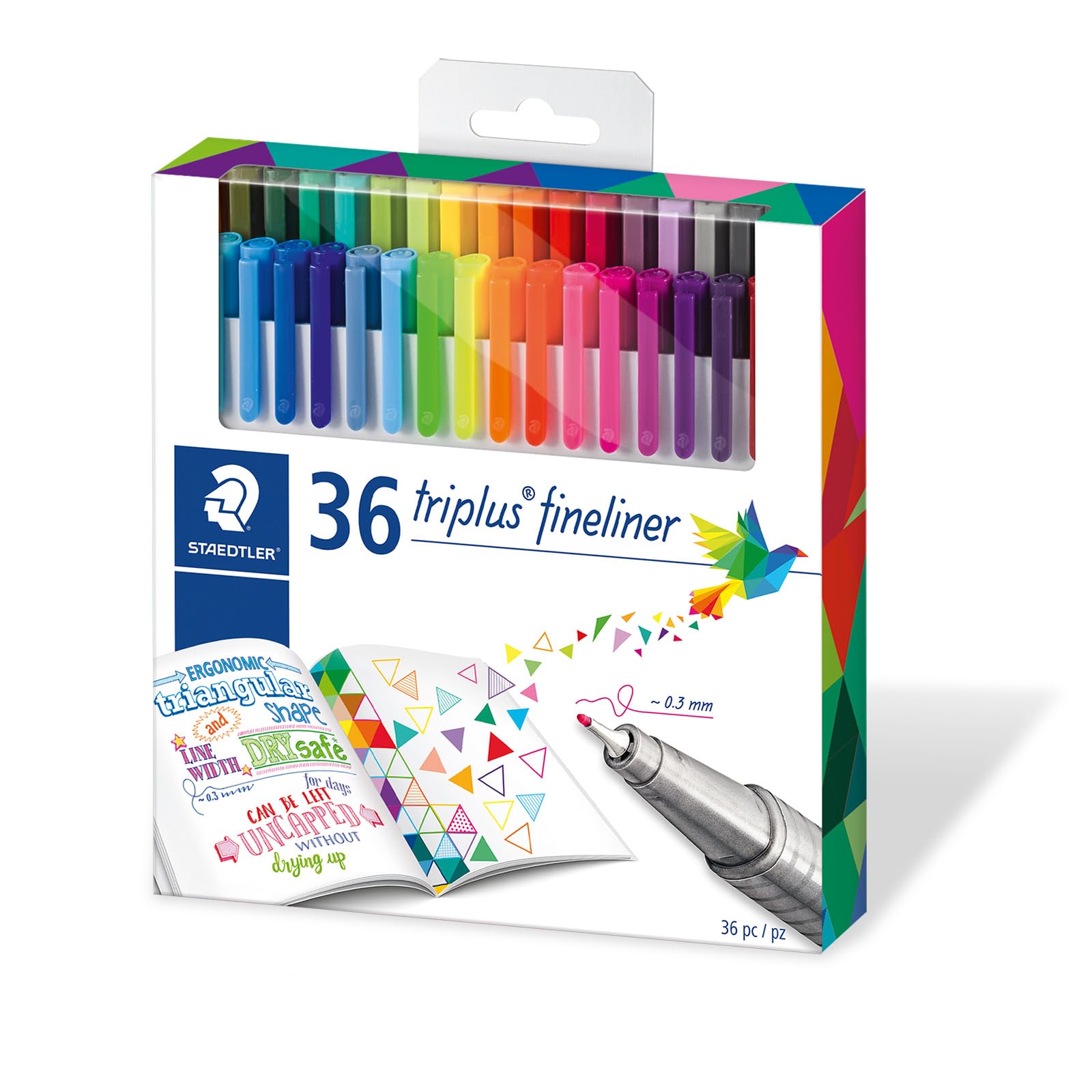 

STAEDTLER Triplus Fineliner Fine Pen 36 Color Set 334 C36