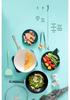 Shan Zu Light Green Ceramic Non-stick Frying Pan & Wok, Induction Compatible Flat Bottom