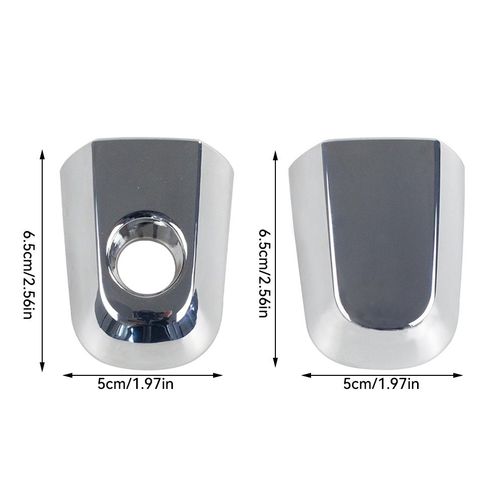 1 Pezzo Copertura Protettiva Maniglia Porta Posteriore Auto Decorazione Modifica Esterna Coprimaniglia Cromato ABS Adattamento Per Mitsubishi L200 2005-2015 Destra Sinistra
