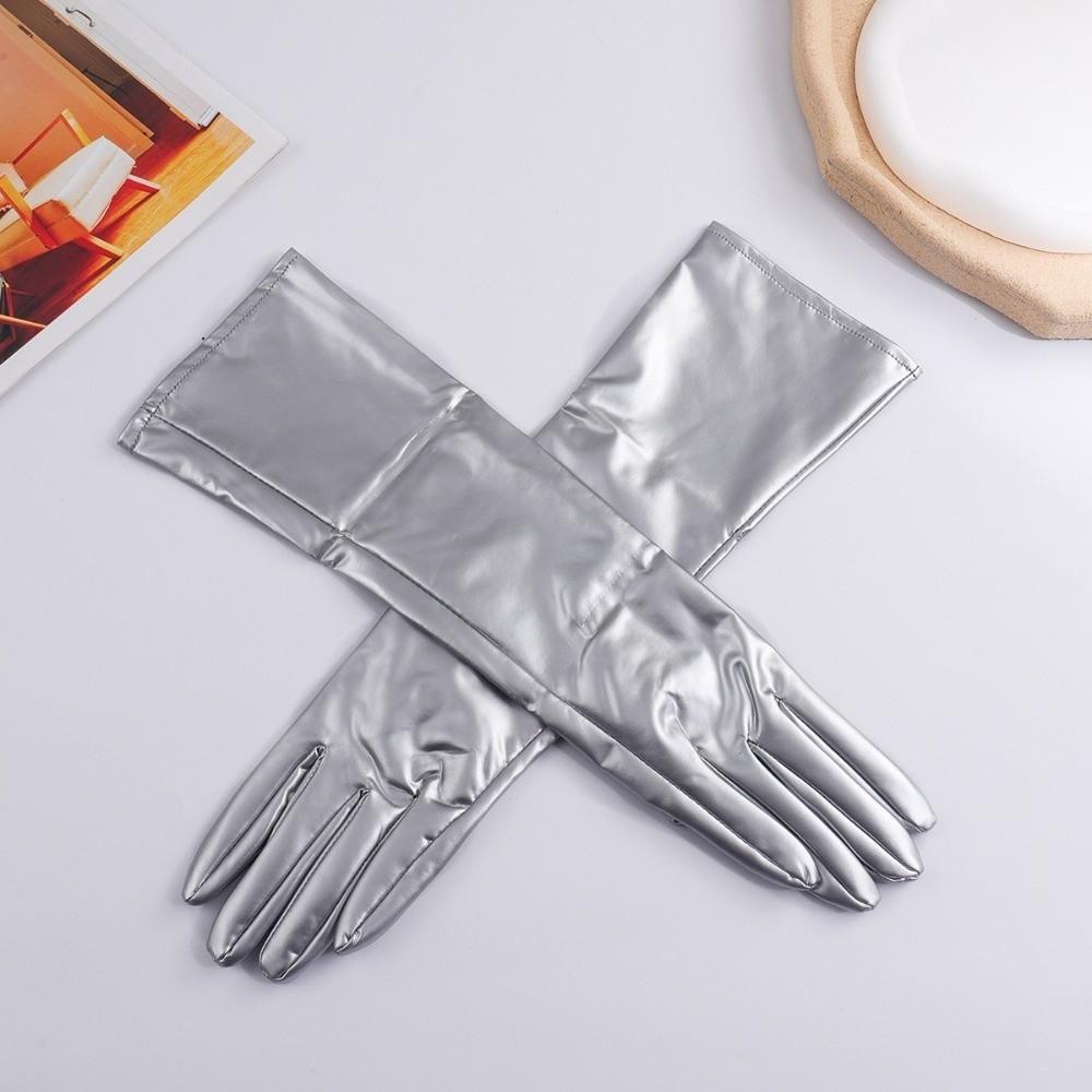 Warm Insulated Gloves Touch Screen Capability 5-Finger Gloves Cozy Long Gloves Winter Season