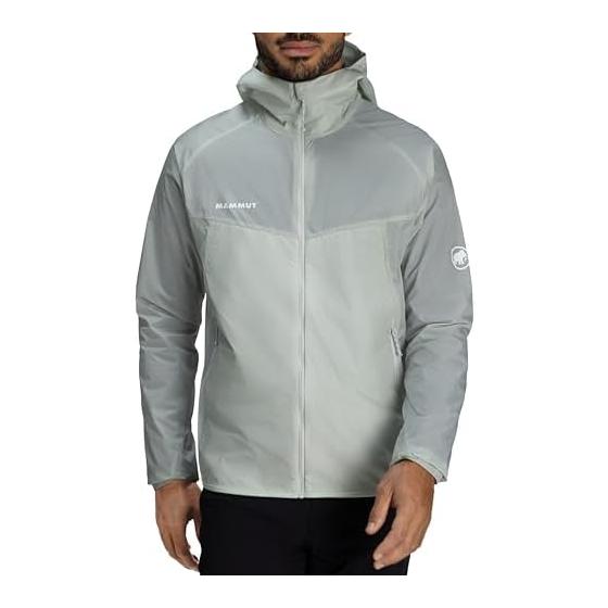 [Mammut] Convey Windbreaker Hooded Jacket Asian Fit Men s/Convey WB Hooded Jacket AF Men 1012-00530 silver sage