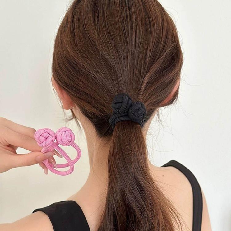 Chinesische Knoten Weiche Elastische Haarbänder Bequeme Accessoires Haargummis Bunte Haarbänder Elastische Haargummis