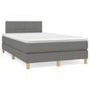 VidaXL Slat Bed Base with Mattress, Upholstered Bed, Double Bed, Adult Bedroom Interior Bed, Modern, 3269773