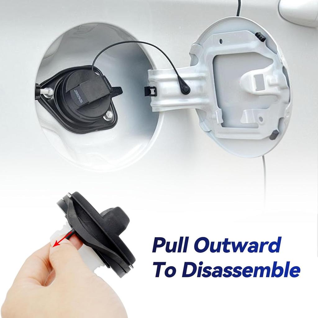 Fuel Tank Cap Rope Tether Gas Cap Tether 2 Parts Fuel Tank Cap Line Wire Tether Ring Gas Cap Tether Compatible With Jaguar Xf 2008 To 2015