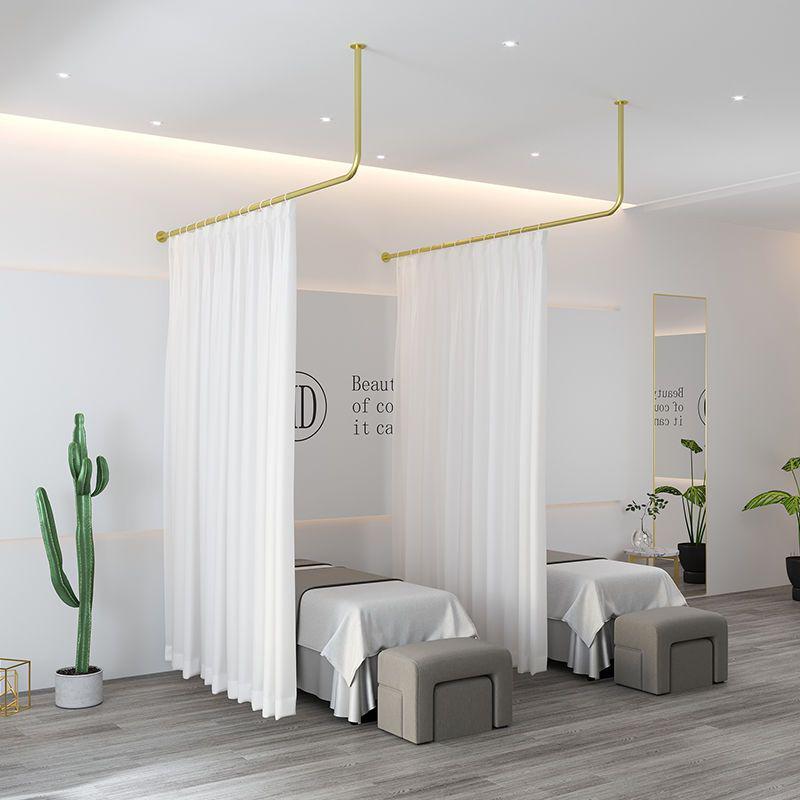 Wrought Iron Beauty Salon & Health Center Partition Curtain Rod for Beds