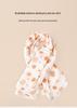 Newborn Double-Layer Bamboo Cotton Muslin Swaddle & Breathable Bath Towel