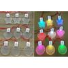 Light Up Hanging Ornaments Rechargeable DIY Acrylic Blank Pendant Charm with Rope for Festival Wedding Party Home Decor
