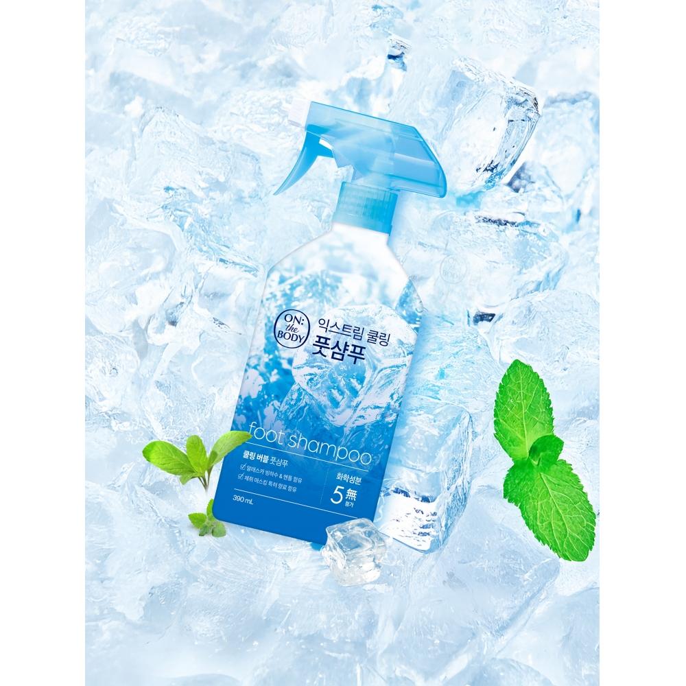 Daiso On The Body Extreme Cooling Foot Shampoo 390 Ml