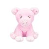 Animal en peluche recyclé - TRIXIE - Petit cochon Edison - 24 cm - Rose - Avec son - Polyester - Moderne - Intérieur