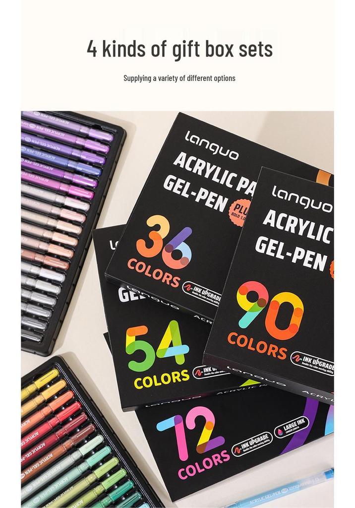 Multi-color Ink Set: Large Capacity Journaling & Graffiti Pens for Art Students