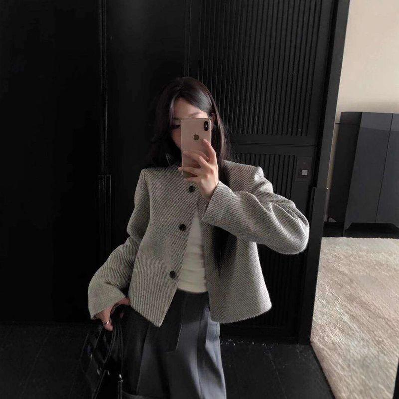 Loose, Versatile French-Style Elegant Socialite Coat