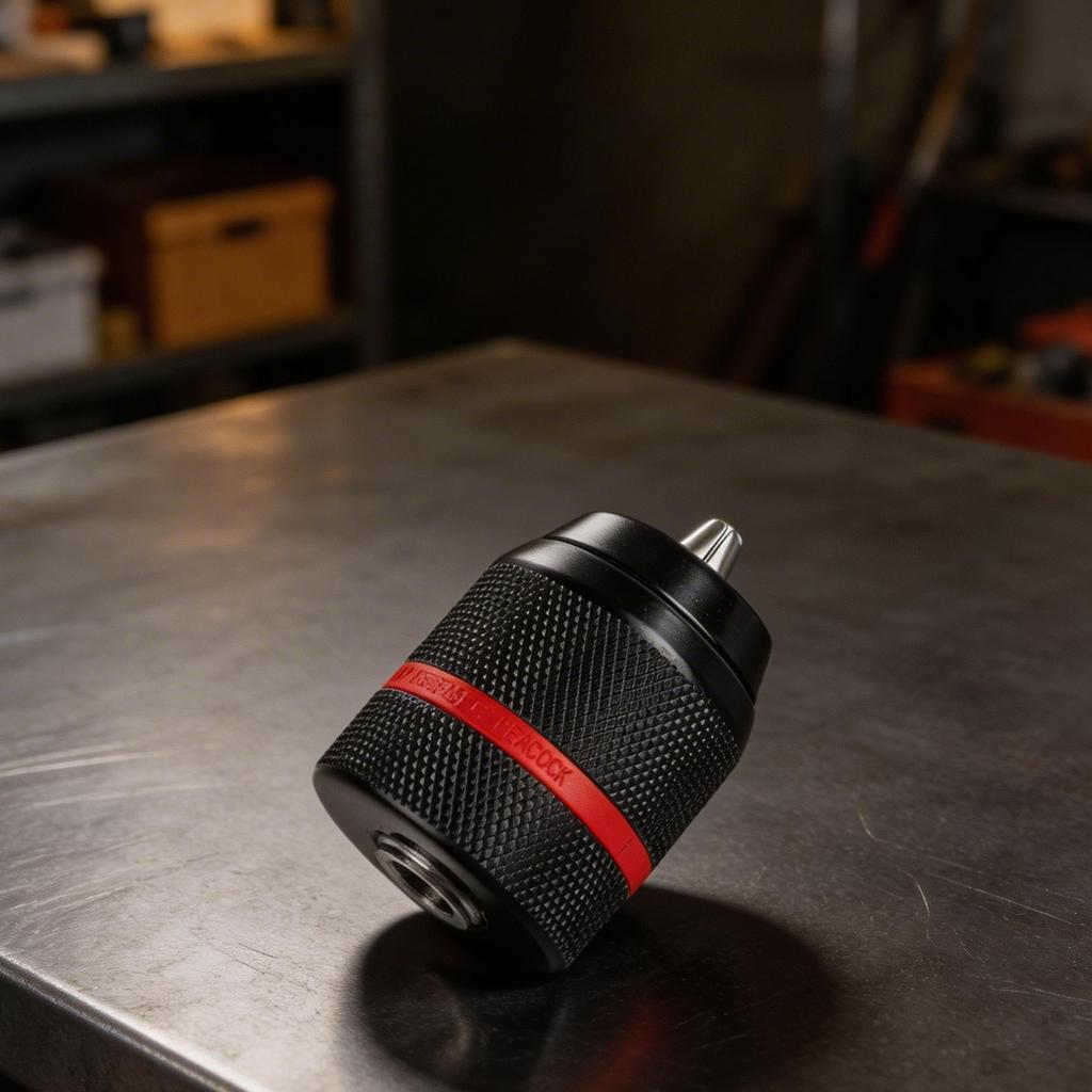 Metal Drill Chuck Ratchet Drill Chuck Black+Red Color