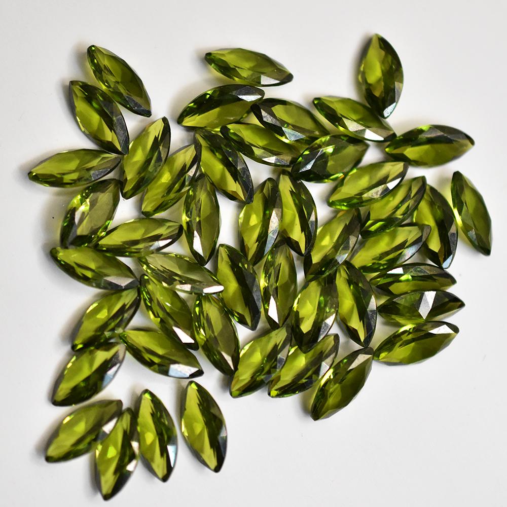 Natural Green Sapphire Loose Gemstone 12 Ct 10x5 Mm Marquise Cut Lot Stone September Birthstone Gift