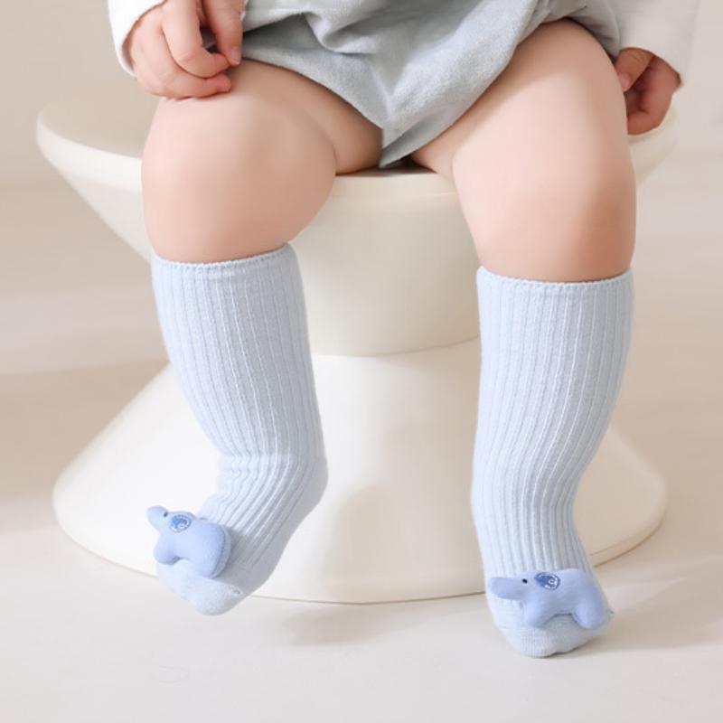Toddler Floor Socks Cartoon Antislip Baby Newborn Indoor Socks For Baby Solid Color Non Slip Infant Floor Socks