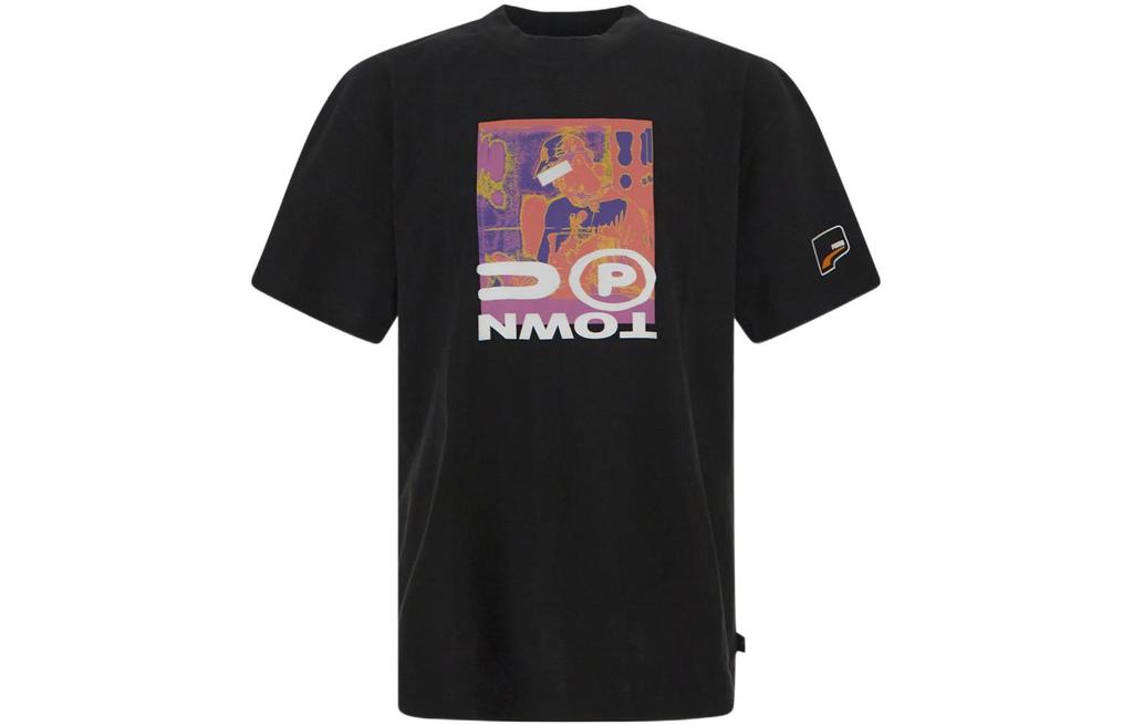 Men's PUMA T-Shirts Men's Black Crew Neck