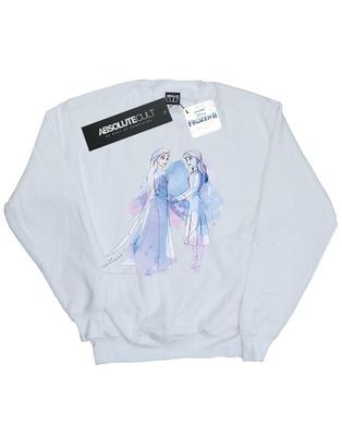 Girls Frozen 2 Elsa Anna Sisters Sketch Sweatshirt