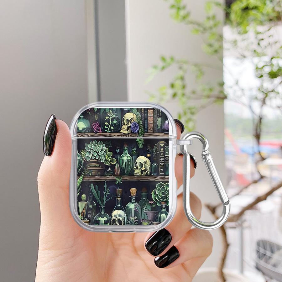 Cartoon Book Pattern Clear Earphone Cases Cover Case For Airpods 1 2 4 Pro Pro2 Pro3 3