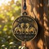1pc Outdoor Metal Bells Metal Wind Chimes Fortune Tree Wind Chimes  For Shop Home Decoration