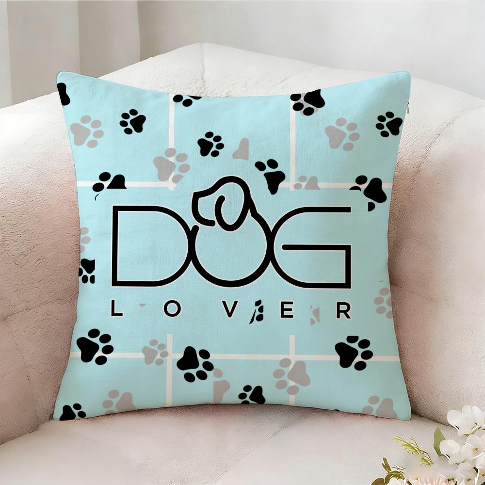Animal Alphabet Pillow Case Pillowcase Doublesided Printed Sofa Cushion Bedroom Headboard Pillow