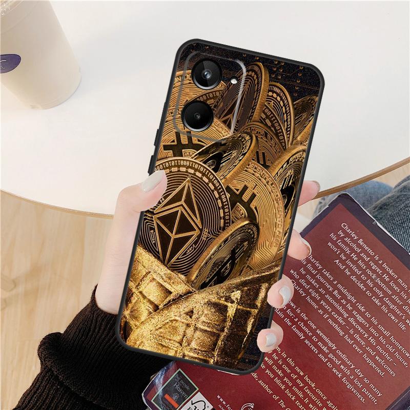 

Bitcoin BTC Case For Realme GT 7 Pro GT 6T 6 5 C55 C53 C51 C21Y C25S C61 C67 C75 10 11 12 13 14 Pro Plus Realme 14 Pro Plus