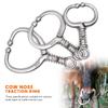 1 ks Kroužky do nosu pro skot Nerezová ocel Kleště na nos pro skot Býk Kráva Pružinové nosní kroužky pro hospodářská zvířata Kroužky do nosu pro skot