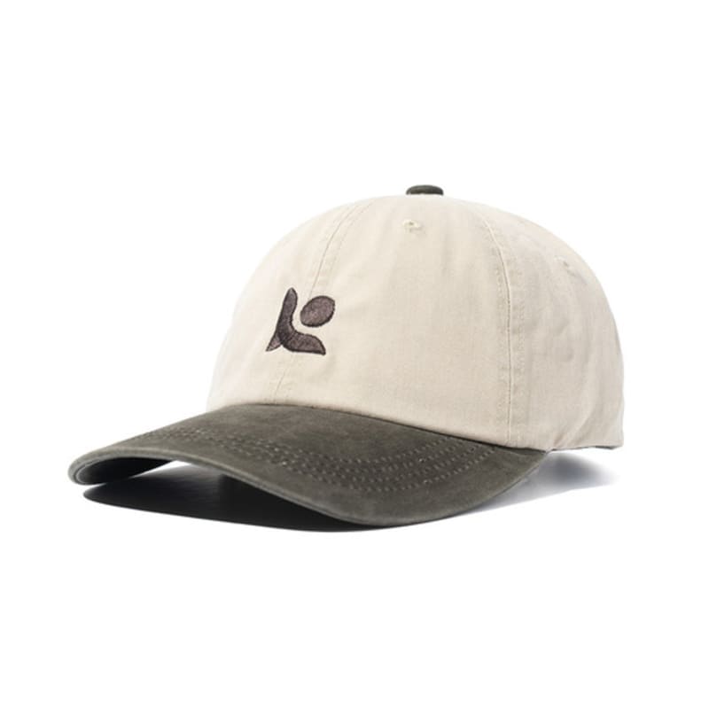 ROIDESROIS Embroidered Symbol Logo Two-Tone Ball Cap (Olive)