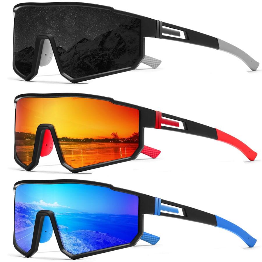 New Oversized Cycling Polarized Sunglasses Men Women Trendy Sun glasses Outdoor Sports Fishing Hiking Driving UV400