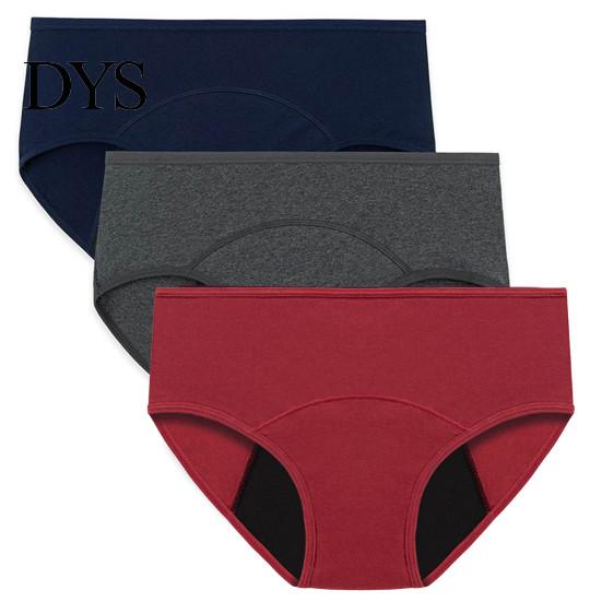 Briefs Low-rise High Elastic Waterproof Layer Cotton Crotch Menstrual Physiological Period Panties Women Leakproof Solid Color