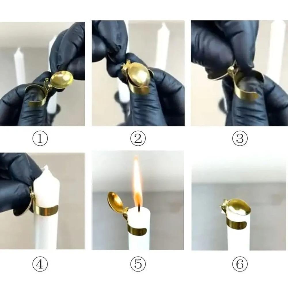 4Pcs Automatic Candle Extinguisher Compact Safe Candle Flame Extinguisher Lightweight Automatic Candle Extinguisher Dining