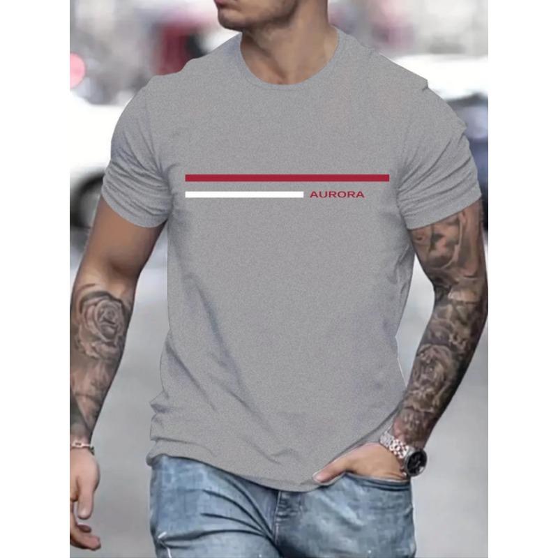 Men's Summer Short Sleeved T-shirt 100% Cotton High Street Loose Fashion High Quality Short Sleeve Loose Sports Shirt