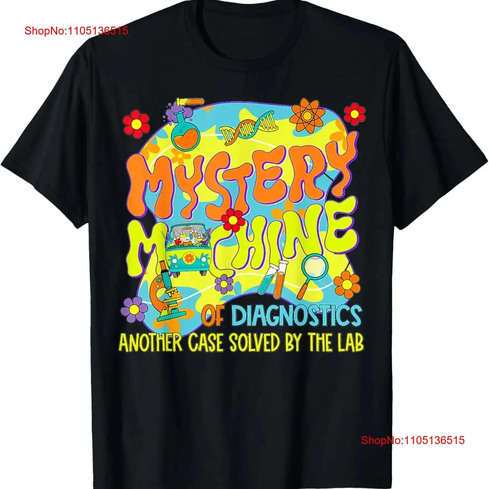 Lab Week 2025 Mystery Machine of Diagnostics Phlebotomist T Shirt vintage Washed Breathable fashion Top For Everyday Wear S разноцветный